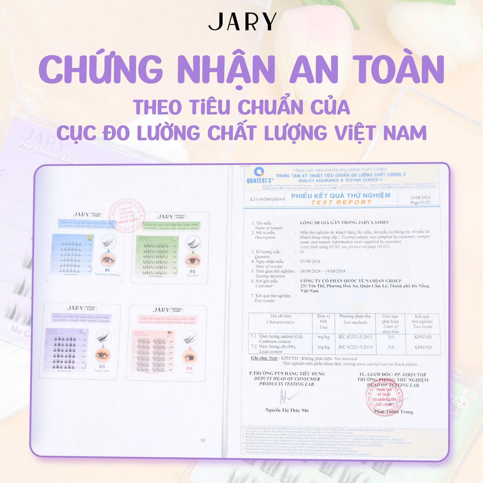 LÔNG MI CỤM CÓ SẴN KEO JARY PRO CLUSTER LASHES HỘP NHỰA 6 HÀNG - P3 MẮT ƯỚT - KHÔNG HỘP