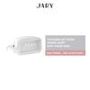 TÚI ĐỰNG MỸ PHẨM TRONG SUỐT JARY WASH BAG - MÀU TRẮNG - SIZE 20.5X7X13