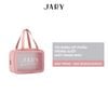 TÚI ĐỰNG MỸ PHẨM TRONG SUỐT JARY WASH BAG - MÀU HỒNG - SIZE 29.5X10.5X20