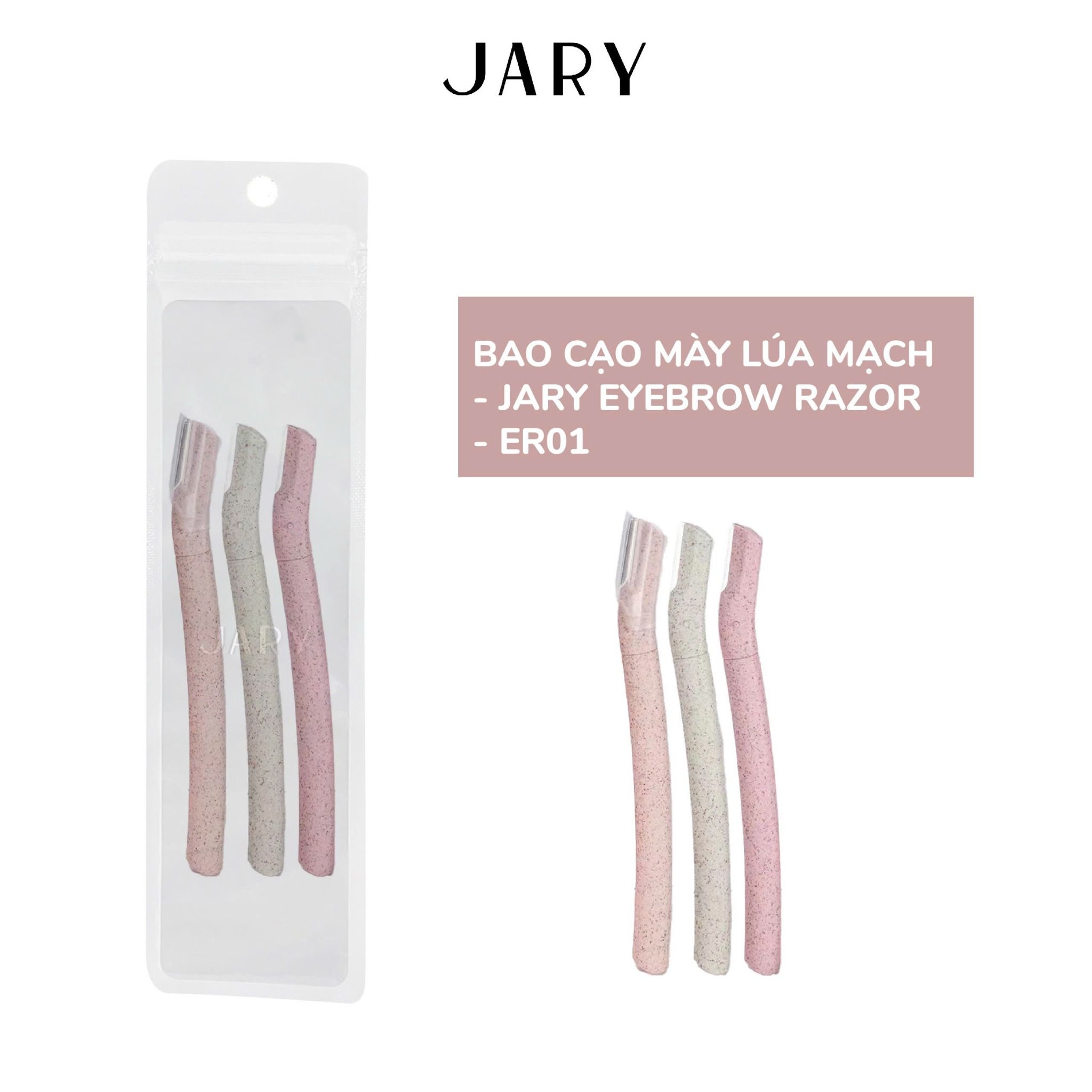 DAO CẠO MÀY LÚA MẠCH JARY EYEBROW RAZOR - SET 3 CÁI - ER01
