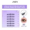LÔNG MI CỤM CÓ SẴN KEO JARY PRO CLUSTER LASHES HỘP NHỰA 6 HÀNG - P3 MẮT ƯỚT - KHÔNG HỘP