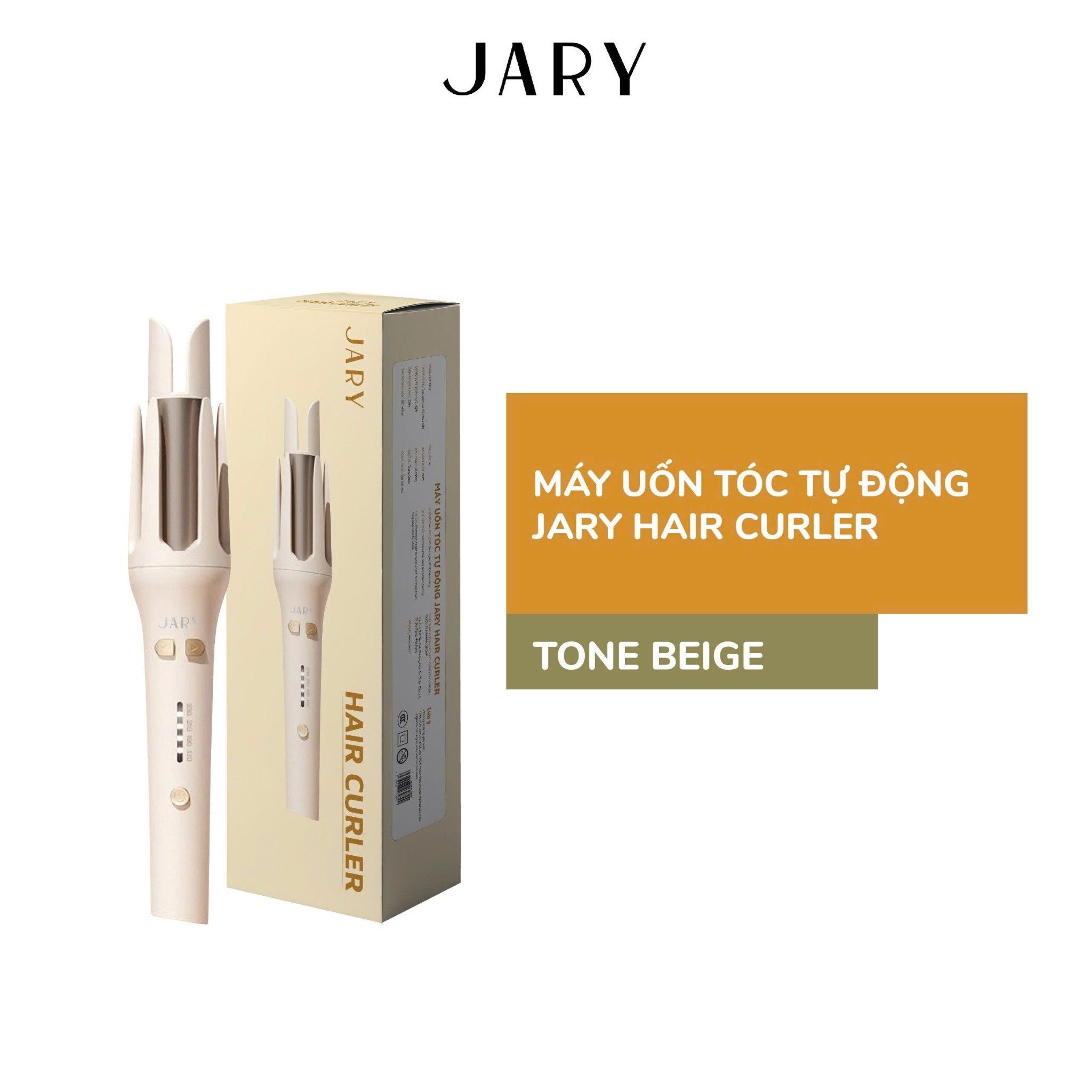 MÁY UỐN TÓC TỰ ĐỘNG JARY HAIR CURLER - TONE BEIGE