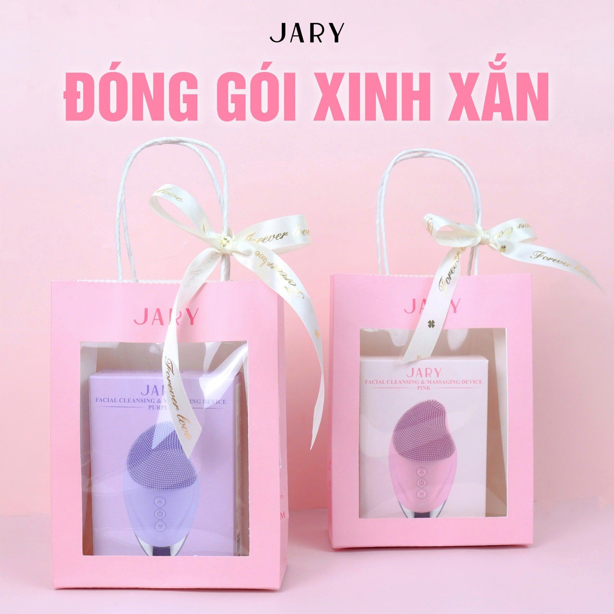 MÁY RỬA MẶT JARY FACIAL CLEANSING & MASSAGING DEVICE - MÀU TÍM