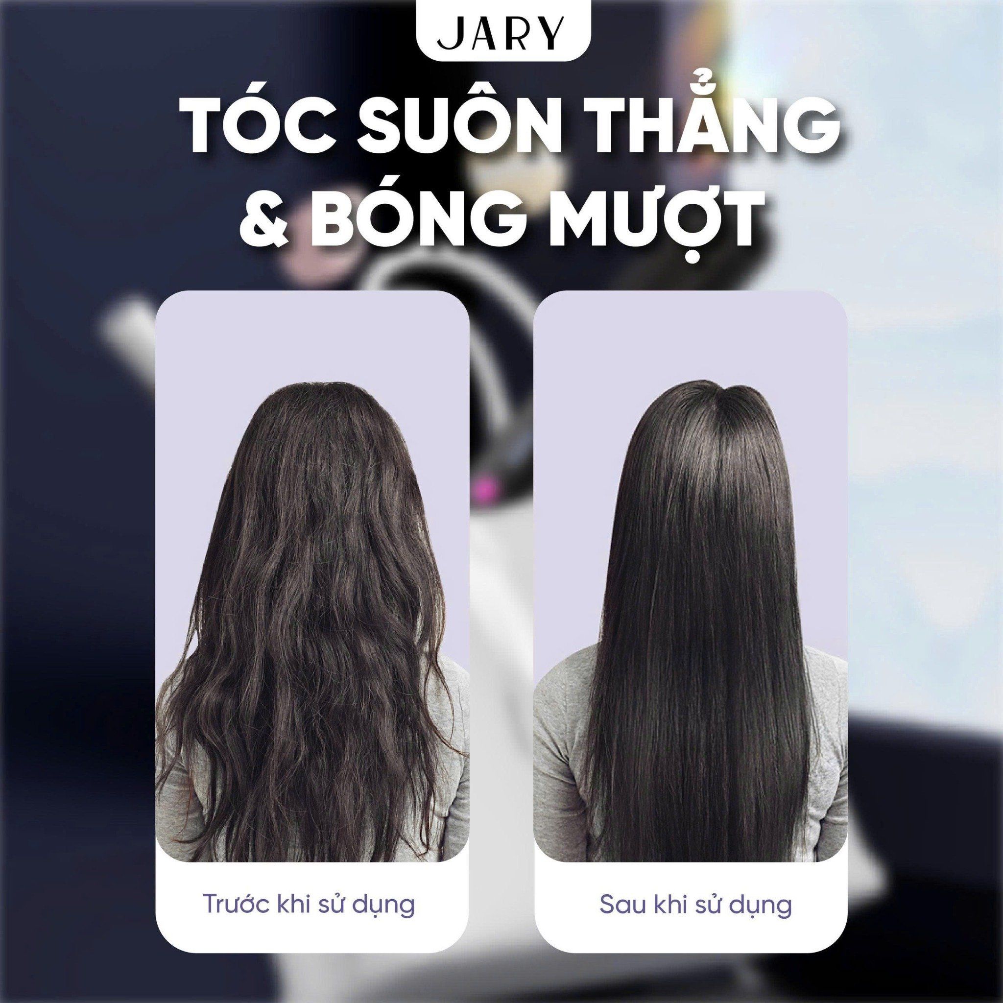 LƯỢC ĐIỆN CHẢI TÓC KHÔNG DÂY ION ÂM JARY ION ELECTRIC HAIR COMB - MÀU TRẮNG