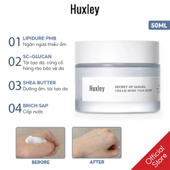 Kem Dưỡng Ẩm Sâu Chiết Xuất Từ Xương Rồng Huxley 50ml