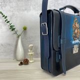  Cặp Da Thủ Công Homme Handcrafted-carved Briefcase - version Senza intoppi Cao Cấp 