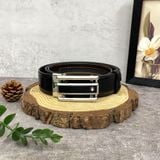  Dây thắt lưng Monblanc Black/Brown Reversible Leather Belt with Sliding buckle 