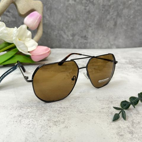  Kính mát SKECHERS Brown Navigator Men's Sunglasses 