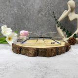  Mắt Kính MonBlanc Clear Demo Lens Rectangular Men's Eyeglasses 