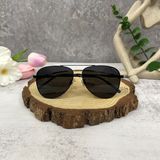  Mắt Kính MonBlanc Square Black Metal Frame Sunglasses 