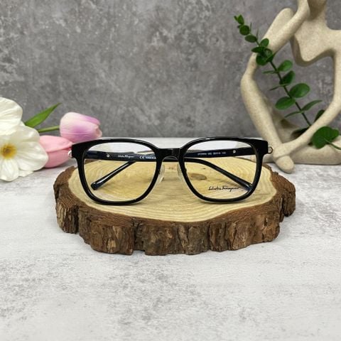  Mắt kính cận Salvatore Ferra.gamo Black Unisex Eyeglasses 