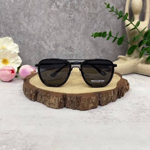 Kính mát SKECHERS Smoke Pilot Unisex Sunglasses 