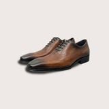  Giày tây Homme Pozzuoli - Classic Oxford Leather Patina Shoes 
