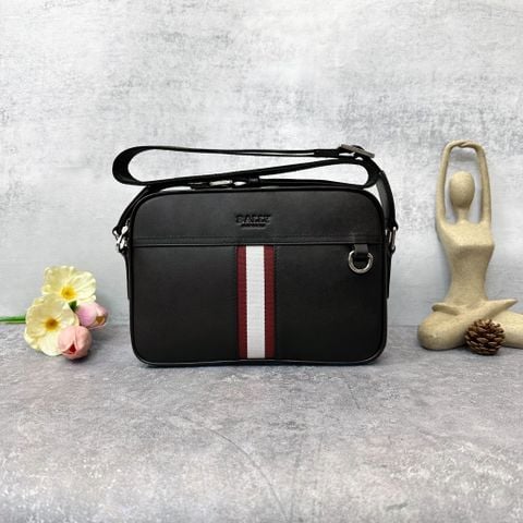  Bally Leather Hal Crossbody Bag 