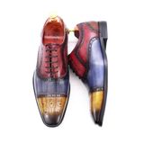  Homme Farnham Three-tone Italian Leather Brogues Shoes 
