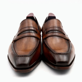  [HÀNG ORDER] Homme Cremona Patina Loafer - Handcrafted Luxury for the Modern Gentleman 
