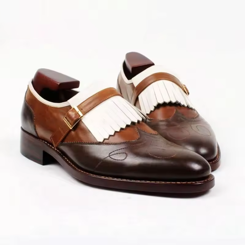  [HÀNG ORDER] Homme Asti - Handmade Tassels Buckle Loafer 
