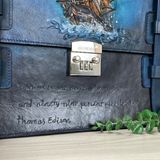  Cặp Da Thủ Công Homme Handcrafted-carved Briefcase - version Senza intoppi Cao Cấp 