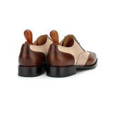  [HÀNG ORDER] Homme Ancona - Blake Stitch Two-Tone Formal Oxford Shoe 