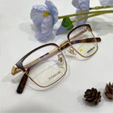  Mắt kính Monblanc Rectangular Matte Brown/Gold/ Havana Eyeglasses MB0083OK 002H 