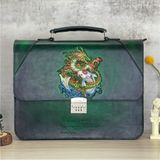  Cặp Da Thủ Công Homme Handcrafted-carved Briefcase - version Carpa drago Cao Cấp 