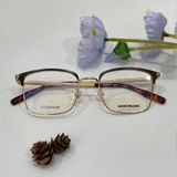  Mắt kính Monblanc Rectangular Matte Brown/Gold/ Havana Eyeglasses MB0083OK 002H 