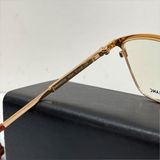  Mắt kính Monblanc Rectangular Matte Brown/Gold/ Havana Eyeglasses MB0083OK 002H 