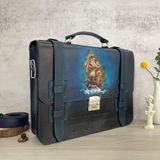  Cặp Da Thủ Công Homme Handcrafted-carved Briefcase - version Senza intoppi Cao Cấp 