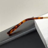  Mắt kính Monblanc Rectangular Matte Brown/Gold/ Havana Eyeglasses MB0083OK 002H 