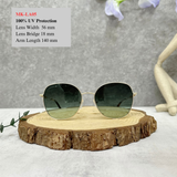  Mắt Kính Lacoste Green Gradient Oval Ladies Sunglasses Cao Cấp 