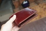  Ví nam Homme Messina 2.0 - Handmade shell cordovan leather wallet 
