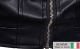  Áo khoác da Homme La Rousse - Men's Synthetic Leather Jacket 