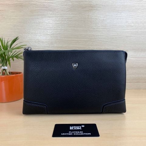  Clutch Cầm Tay Nam MonBlanc Da Mềm Cao Cấp 