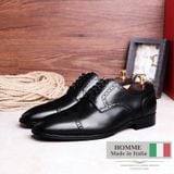  Giày tây Homme Winchester - Cap Toe Derby Italian Leather Blucher Shoes 
