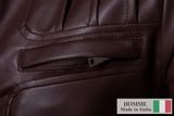  Áo khoác da Homme La Rousse - Men's Synthetic Leather Jacket 