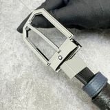  Thắt Lưng Nam Montblanc Black/Blue Reversible 35mm Genuine Leather Belt 