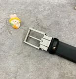  Thắt Lưng Montblanc Black 35 mm Leather Belt 