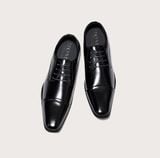  Giày tây HOMME Southampton- Italian Derby Leather Dress Shoes in Black 