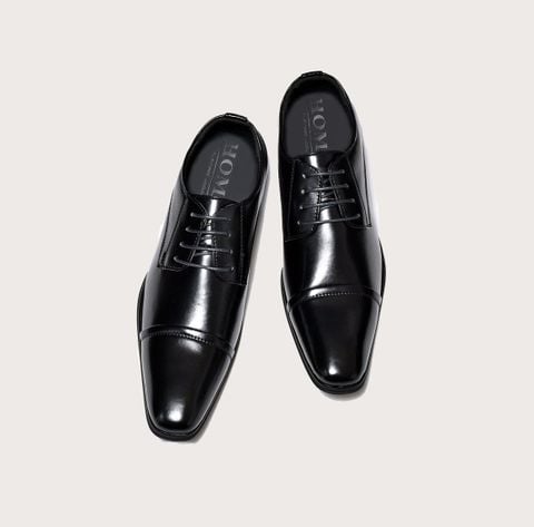  Giày tây HOMME Southampton- Italian Derby Leather Dress Shoes in Black 
