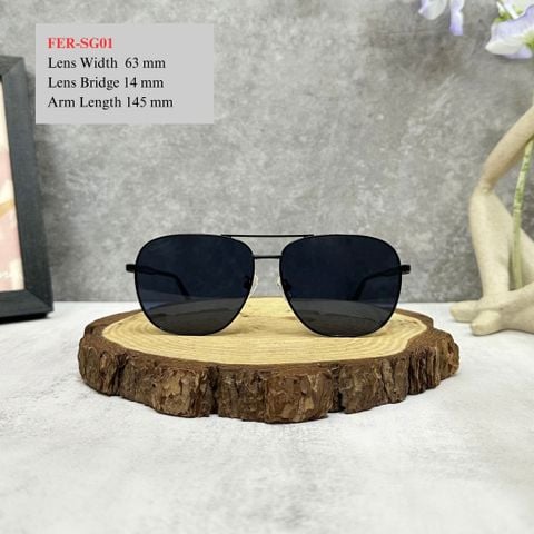  Kính Mát Salvatore Ferragamo Blue Square Sunglasses 