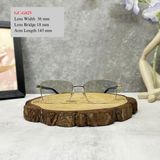  Mắt Kính Gucci Demo Rectangular Men's Eyeglasses 