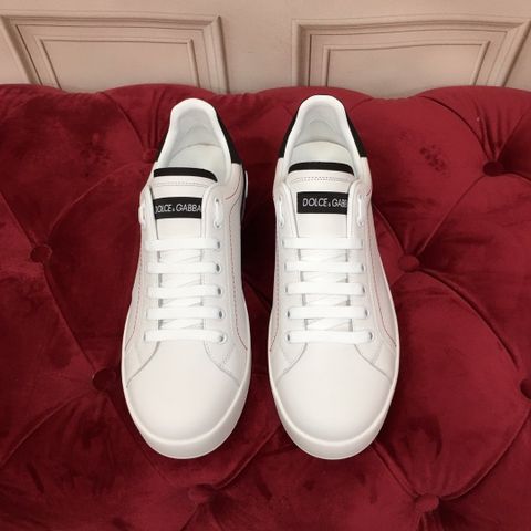  Giày Thể Thao Dolce & Gabbana Calfskin Nappa Portofino Sneakers 