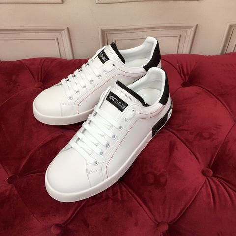  Giày Thể Thao Dolce & Gabbana Calfskin Nappa Portofino Sneakers 