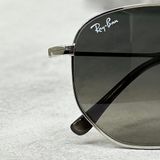  Kính Mát Nam Ray-Ban Gray Irregular Unisex Sunglasses Cao Cấp 