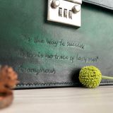  Cặp Da Thủ Công Homme Handcrafted-carved Briefcase - version Carpa drago Cao Cấp 