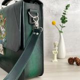  Cặp Da Thủ Công Homme Handcrafted-carved Briefcase - version Carpa drago Cao Cấp 