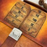 Cặp Da Thủ Công Homme Handcrafted-carved Briefcase - version Decalogue Cao Cấp 