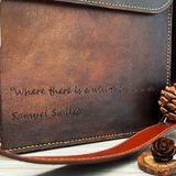  Cặp Da Thủ Công Homme Handcrafted-carved Briefcase - version Riuscito Cao Cấp 