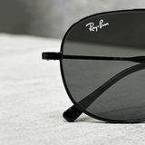  Kính Mát Nam Ray-Ban Bain Bridge Dark Grey Pilot Unisex Sunglasses 