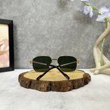  Mắt Kính Cartier Green/Black Pilot-frame Sunglasses 